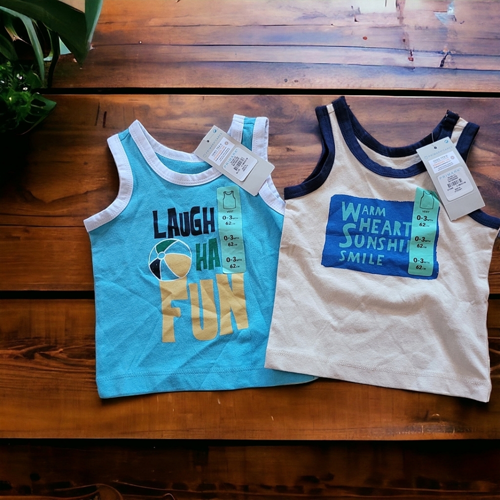 NWT! Boy's Graphic Tank Bundle
